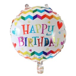 50pcs 18inch Round Foil Balloon Happy Birthday Inflatable Foil Helium Balloons Birthday Party Decoration Kids Toys Air Globos