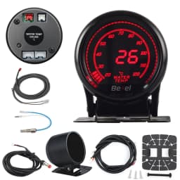 HA Accessories 2Inch 52mm Digital Auto Gauge Meter 10Color Oil Pressure Turbo Boost EGT Exhaust Temp Tachometer Water Oil Temp