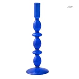 Floriddle Taper Candle Holders Glass Candlesticks for Home Wedding Table Decoration Glass Vase Table Bookshelf Candles Stand