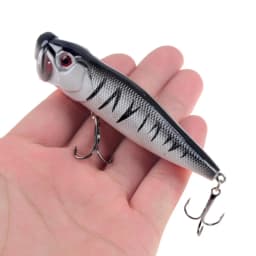 New Arrival 1 Pcs Big Popper Fishing Lures 9.5cm 12g 3d Eyes Bait Topwater Crankbait Wobblers Tackle Isca Poper Japan