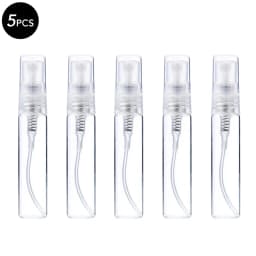 5/10Pcs 3ml 5ml 10ml Clear Mini Perfume Glass Bottle Empty Cosmetics Bottle Sample Test Tube Thin Glass Vials