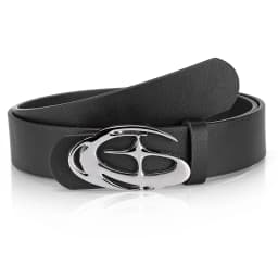 Creative Men's Geometric Automatic Buckle PU Belt Fashionable Men's Paired With Shorts Casual Pants Unique Design For Men