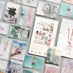 50Pcs Fog Forest Diary Decorative Stickers Pack DIY Label Stationery Deco Photograph Album Scrapbooking Flakes
