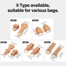 CRAZYSMITH Bag Strap Transformation for LV Diane Bag Punch-Free Hardware Protection Leather Anti-wear Buckle Bag Accessories