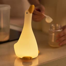 Rechargeable LED Night Light Duck Patting Silicone Lamp Cute Children Nightlights for Home Bedside Room Decor Birthday Gift