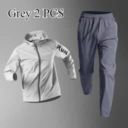 Quick Dry Running Fitness Set Quick-Dry Loose Fit Outdoor Training Jacket Morning Runs Spring Men's Sportswear Workout Clothing