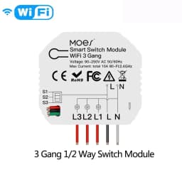 WiFi Smart Light Dimmer Module / Switch Module Smart Life Tuya APP Remote Control Work via Alexa Google Home 1/2 Way 1/2 Gang