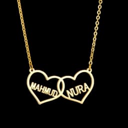 Personalized Customization of Name Pendant Necklace with Different Fonts and Styles for Perfect Party and Holiday Gifts Family