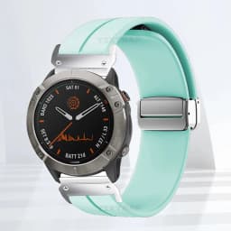 Magnetic Silicone Strap for Garmin watch Fenix 6 6x 7 7x pro 5 5x Plus 3 3HR Quick Fit No Gaps Sports 22mm 26MM Band for Enduro