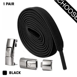 1Pair No Tie Shoe Laces Press Lock Shoelaces Without Ties Elastic Laces Sneaker Kids Adult 8MM Widened Flat Shoelace for Shoes