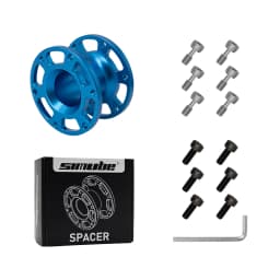 Simube Steering Wheel Spacers With 70 mm Bolt Pattern, Featuring CNC Machining and Anodized