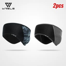 WRELS Thermal Winter Fleece Ear Warmer Headband Windproof Stretch Ear Cover Running Cycling Skiing Cold Weather Sports Ear Cover
