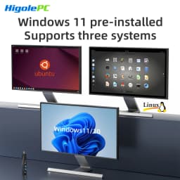 Fanless Mini PC Stick Win 11 Pro, Celeron J4105 8GB RAM 128GB eMMC Desktop Computer Stick,Support 4K HDMI, RJ45 Gigabit Ethernet