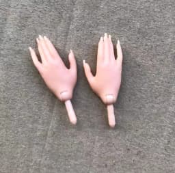 Original Doll Hands Shoes Boots Earrings Decors Doll Replacement White Beige Brown Hands Colorful Doll Accessories