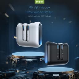 HTC NE49 Earphones Bluetooth V6.0 Noise Reduction TWS Sports Wireless Headphones with Mic Long Life