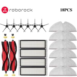 For Xiao mi Roborock S5 S50 S51 S55 S6 S60 S6 Pure Vacuum Cleaner Accessories HEPA Filter Mop Cloth Side Main Brush Spare Parts