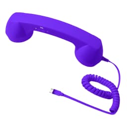 Retro Phone Handset Type-C/Bluetooth Connector Clear Sound Mobile Phone Telephone Handset for Mobile Phones