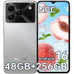 DOOGEE Note56 Plus entsperrtes Android 16 Handy, 48 GB + 256 GB/2 TB TF Erweiterung, 6,5 Zoll HD+ 90 Hz Display, 6150 mAh