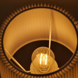 Wireless Cloth Lampshade Table Lamp, Rechargeable Touch Switch Desk Lamp, Replaceable E12 Bulb, 2700K Warm Light
