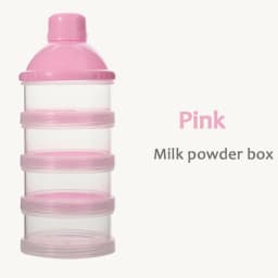 Portable Milk Powder Formula Dispenser Food Container Storage Feeding Boxes for Baby Kids Toddler 4/5 Grid Baby Food Storage Box