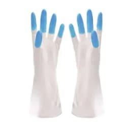 Kitchen Durable Waterproof Gloves Dishwashing Housework Cleaning Gloves Non-slip Thin Rubber Gloves