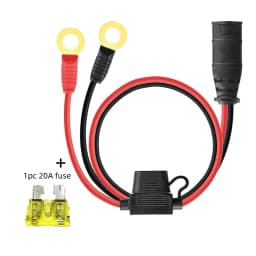 1/2PCS M10/M6 Silicone Cable Car Plug Fast Charging Connector Cable for NOCO GC008 X-Connect Cable Eyelet Terminal Connector