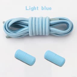 17 Colors Round Elastic Laces Without Ties Metal Buckle Shoelace Sneakers Quick Shoelaces Shoe Accessories 1Pair/2Pair