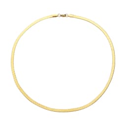 E.B.belle Steel 18k Gold Plated Flat Snake Chain Bracelets Bangles For Women Herringbone Chain Accessories Jewelry Gift