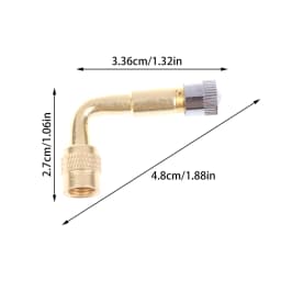 1pc 45 90 135 Degree Angle Bent Valve Adaptor Tyre Tube Valve Extension Adapter For Motorcycle Truck Car Moto Bike