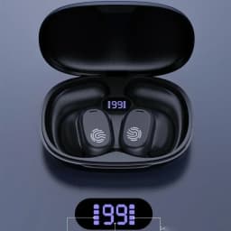 New Wireless Bone Conduction Earphones Ear Hook Bluetooth 5.4 Headphones HiFi 9D Stereo Noise Earphones Outdoor Sports
