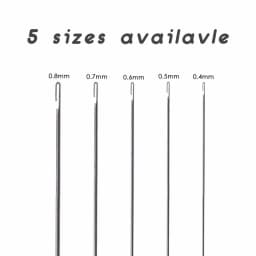 5PCS Super Long Stainless Steel Beading Needles 27CM Easy Jewelry Making Tools Beading Pins for Beading DIY Jewelry Making