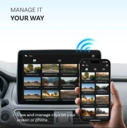 Ottocast OttoSafe Cam 2 in 1 Dash Cam Wireless CarPlay Adapter 2K 130° Wide Angle Night Vision Front Auto Recording Rear DashCam