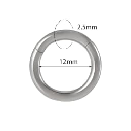 1PC Surgical Steel Nose Rings Septum Clicker Segment Hinged Ring Nose Ear Cartilage Tragus Helix Ear Lobe Body Piercing Jewelry