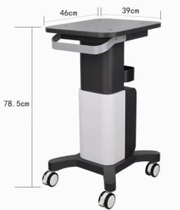 Professional Medical Trolley With Silent Wheels Portable Mobile Ultrasound Dental Rolling Cart Equipment Storage For Spa Salon