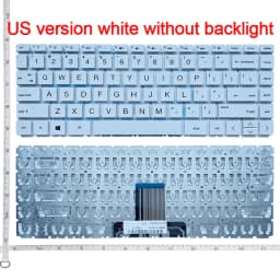 US/UK/RU/SP/FR Laptop Keyboard For HP 14-DA 14-BD 14-CB 14-CC 14-DQ 14-FQ 14-DK 14-DH 14-CE 14-CK 14-CY 14-CF 14-CM 14-DG 14-CD