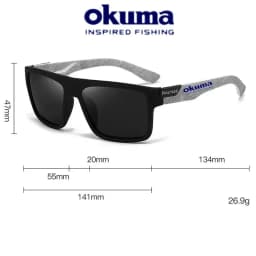 Okuma - Unisex UV400 Polarized Glasses, Suitable for Outdoor Sports Such as Driving, Fishing, Cycling, Hiking, etc