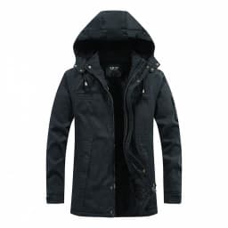 Camouflage Jacket Winter Hooded Velvet Thick Windproof Coat Men Warm Male's Medium-long Parkas New Mens Camo Parka Coat