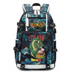 Dragon Ball Z Anime Print Student Backpack Large Capacity Casual Daypack for Kids Teen Boys Girls School Travel