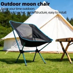Compact and Portable Outdoor Beach Chairs / Foldable Camping Chairs, Outdoor Fishing Chairs, Family Camping Chairs, Small-Sized