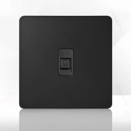 86 Type Retro Switch 1-4 Gang 2 Way Wall Light Brass Lever Toggle Switch Black Matte Stainless Steel Panel EU FR Power Outlet
