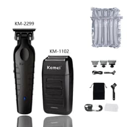 Kemei KM-2296 KM-2299 KM-1102 Professional Hair Clipper Kit Electric Shaver Male Hair Cutting Machine Men’s Trimmer Machine CE