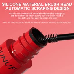 DUNUF Long-Lasting Mascara 1 Pcs Waterproof Sweat-Proof Non-Smudging Thin Thick Curling Beginner Friendly Makeup Product