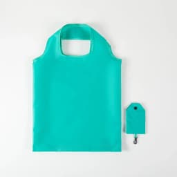 Shopping Bag for Women Men Solid Color Eco-friendly Folding Reusable Portable Shoulder Handbag Polyester for Travel Grocery