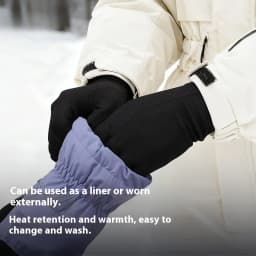 New Ski Glove Liners Thermal Inner Windproof Touchscreen Compatible Outdoor Activities Cold Protection Cycling Hiking Motorcycle