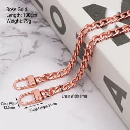 30/60/120cm Purse Bead Chain Strap for DIY Replacement Women Shoulder Crossbody Handbags Chain Bag Straps Hardware