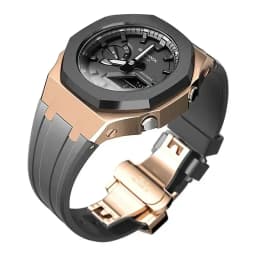 Mod Kit For Casioak GMAS2100 Stainless Steel metal Case Rubber Strap for Mod Kit GMA-S2100 4thGen Replacement shoc K Accessories
