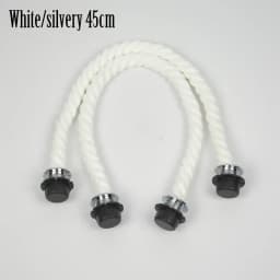 New Tanqu 1 Pair Long Short Very SOFT White Hemp Rope Handle for O Bag Obag Women Handbag Classic Mini Chic City Urban EVA Bag
