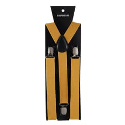 Solid Color Elastic Leather Suspenders Clip-on Buckle Men Straps Adjustable Elastic Y-Back Braces For Wedding Suit Accessories
