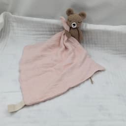 Handmade Baby Cotton Muslin Comfortable Blanket Cute Cat Doll For Infant Kids Sleep Appease Towel Rabbit Bear Saliva Scarf