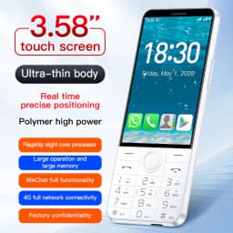 DOOV F27 Touch Keyboard Phone 3.58 Inch Android14 4GB+64GB 2120mAh Google Play BT Hebrew Add 64GB Card Smartphone TYPE-C Eadset